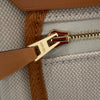 HERMES 愛馬仕 HERBAG31 內縫 U刻 帆布 肩背包 卡其色