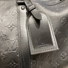 LOUIS VUITTON 路易威登 M44810 KEEPALL BANDAEL 50  旅行袋 老花壓紋皮革 黑色