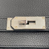 HERMES 愛馬仕 HAC A DOS 肩背包 胸背包  黑色 銀扣 W刻