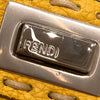 FENDI 芬迪 Mini Peekaboo Iconic Selleria 皮革 手提包 黃色 銀釦