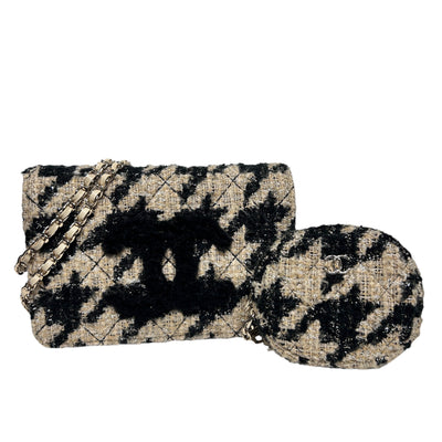 HOUNDSTOOTH TWEED BAG