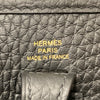 HERMES 愛馬仕 K刻 MINI EVELYNE 16 牛皮 黑色 金釦