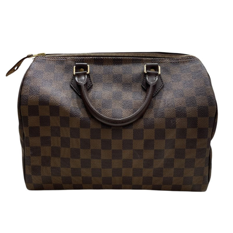 LOUIS VUITTON 路易威登 N41531 SPEEDY 30 波士頓包 棋盤格 棕色 金釦