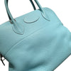 HERMES (愛馬仕) BOLIDE 31 TOGO 牛皮 藍色 銀釦