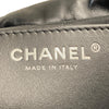 CHANEL 香奈兒 22 MINI 流浪側背包 亮面小牛皮 黑色 銀釦