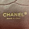 CHANEL 香奈兒 CHANEL CF30 Jumbo 雙翻蓋 荔枝牛皮 肩背包 黑色 金釦
