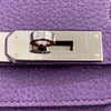 HERMES 愛馬仕 Birkin35 ☐P刻 Togo皮 紫色 銀釦
