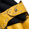 FENDI 芬迪 Mini Peekaboo Iconic Selleria 皮革 手提包 黃色 銀釦