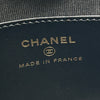 CHANEL 香奈兒 翻蓋扣包 造型鍊帶肩背包 牛皮 黑色 金扣
