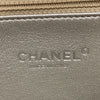 CHANEL 香奈兒 CC FILIGREE VANITY CASE 化妝包 側背包 牛皮 荔枝皮 灰銀色 銀釦