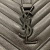 SAINT LAURENT 聖羅蘭 COLLEGE 牛皮 鍊帶 手提 斜背 兩用學院包 黑色