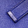 HERMES 愛馬仕 Béarn T刻 長夾 皮革 靛藍色 銀釦