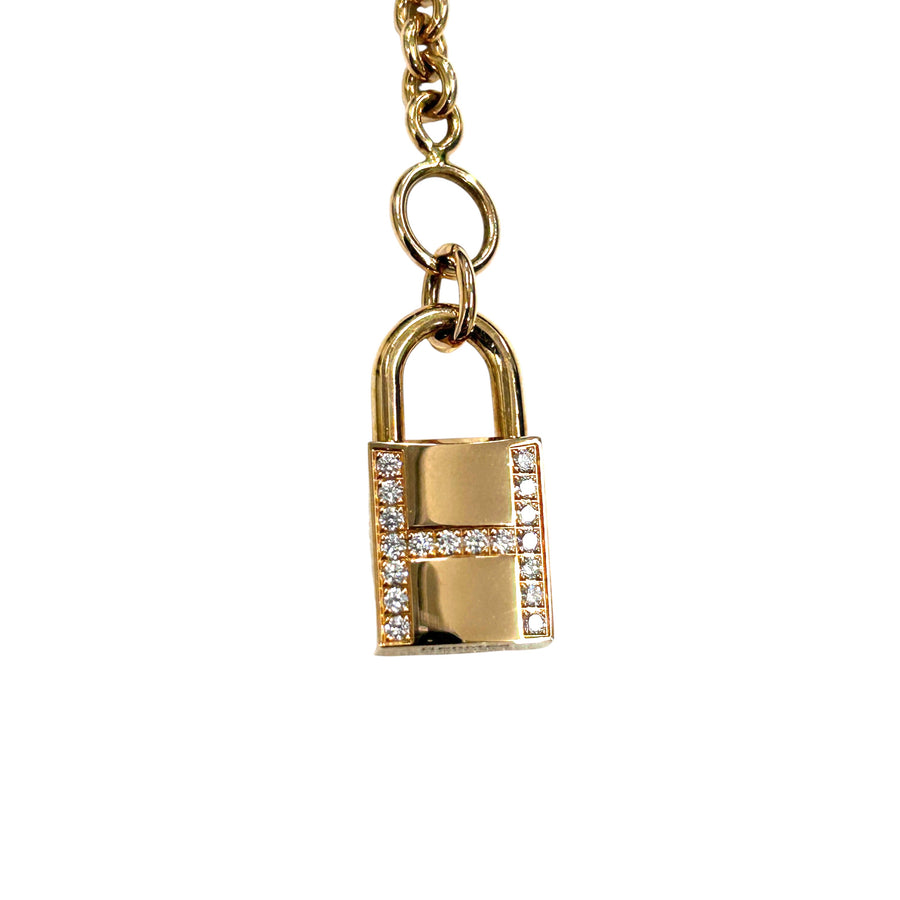 HERMÈS 愛馬仕 AMULETTES BRACELET K18PG DIAMOND 玫瑰金 鑽石鑲嵌