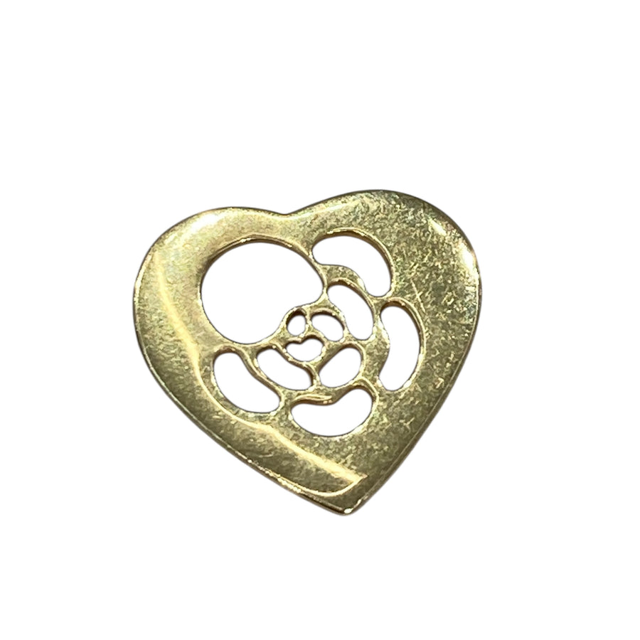 CHANEL 香奈兒 COEUR PERCE CAMELIA PENDANT 吊墜
