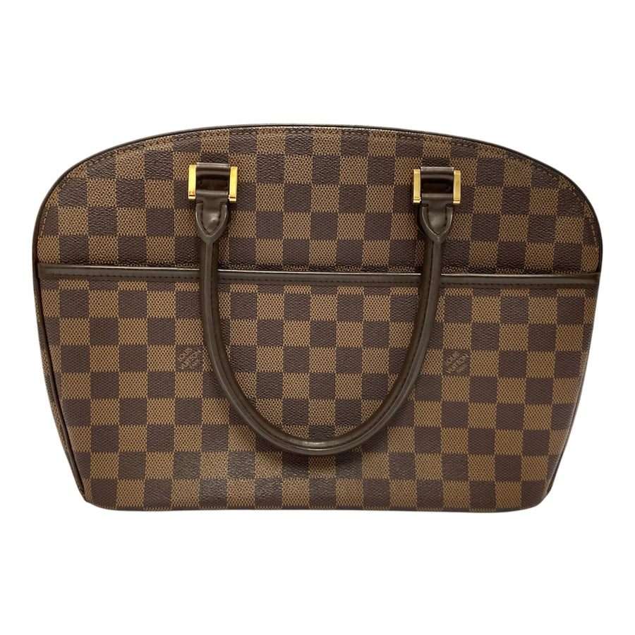 LOUIS VUITTON 路易威登 N51282 Sarria Horizontal 手提包 棋盤格 棕色 金釦