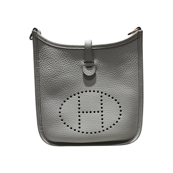HERMÈS 愛馬仕 Evelyne 16 TPM 米灰色 金扣