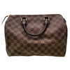 LOUIS VUITTON 路易威登 SPEEDY 30 深棕色 PVC帆布 金釦