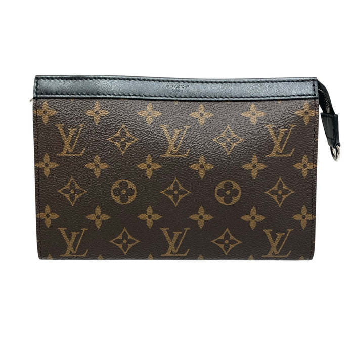 LOUIS VUITTON 路易威登 M14036 MONOGRAM GASTON 可穿戴式錢包 PVC帆布 棕色 銀色金屬