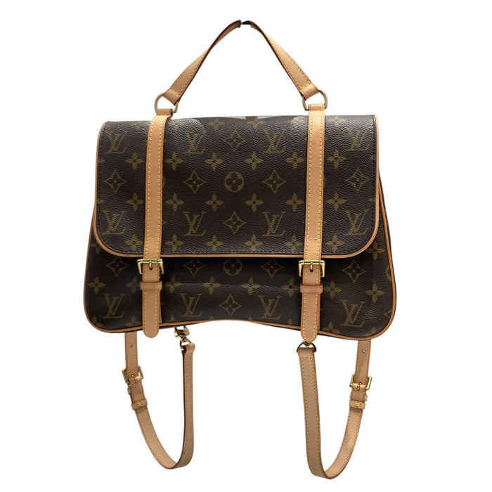 LOUIS VUITTON 路易威登 MONOGRAM MAREL SAC ADO M51158 雙肩包 PVC帆布 老花 棕色