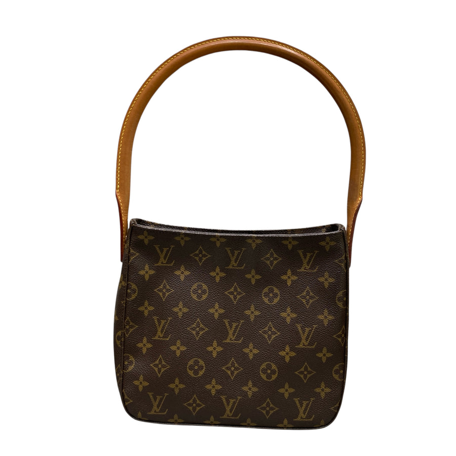 LOUIS VUITTON 路易威登 M51146 LOPPING MONOGRAM MM 肩背包 PVC 帆 布 棕色
