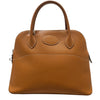 HERMES 愛馬仕 BOLIDE 31 EPSOM皮革 金棕色  銀扣