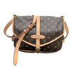 LOUIS VUITTON 路易威登 Saumur 30 肩背包 馬鞍包 M42256 PVC帆布 金釦