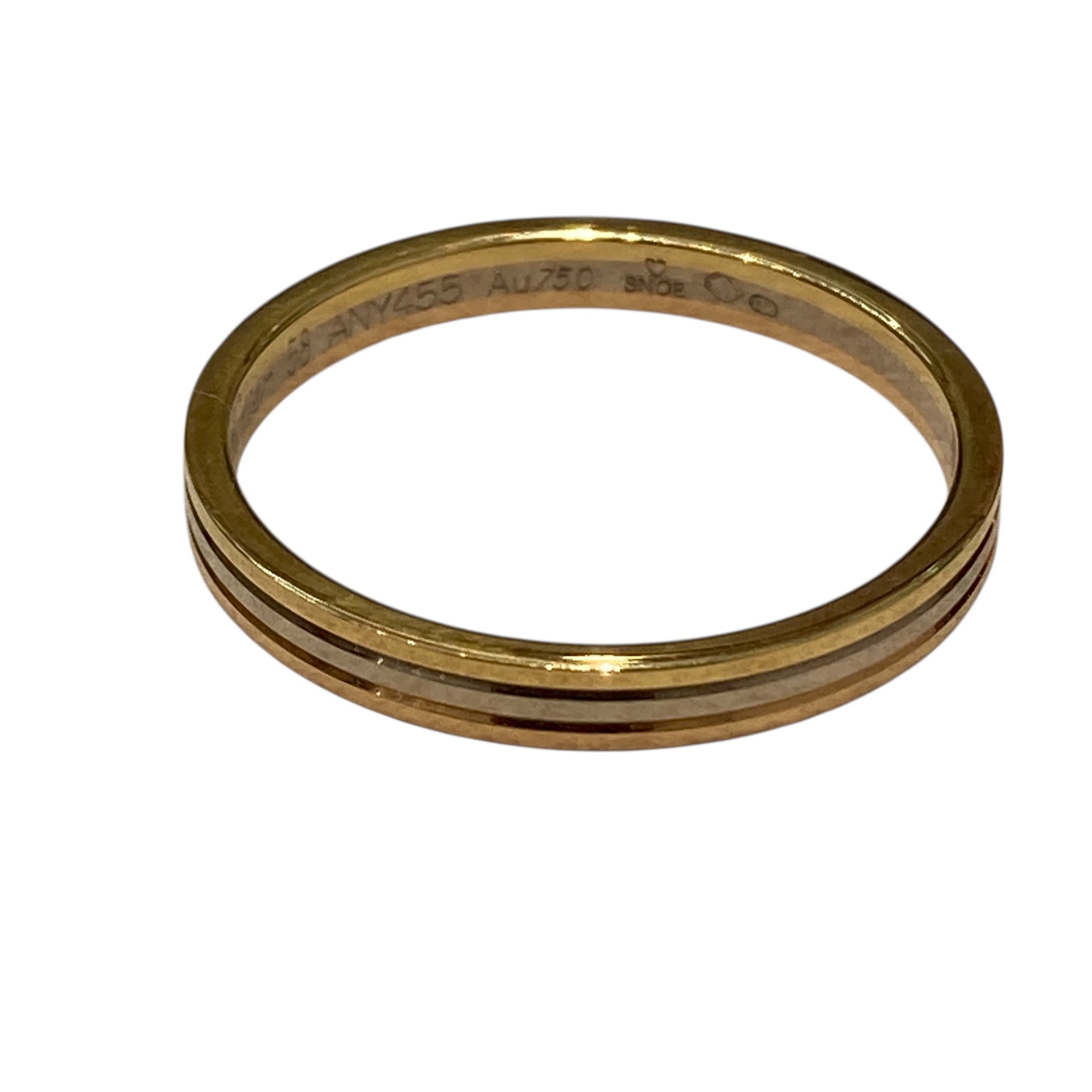 CARTIER 卡地亞 Trinity Vendome SIZE:58 18K 戒指 YG PG WG