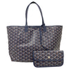 GOYARD 戈雅 SAINT LOUIS PM 托特包 PVC帆布 藍色