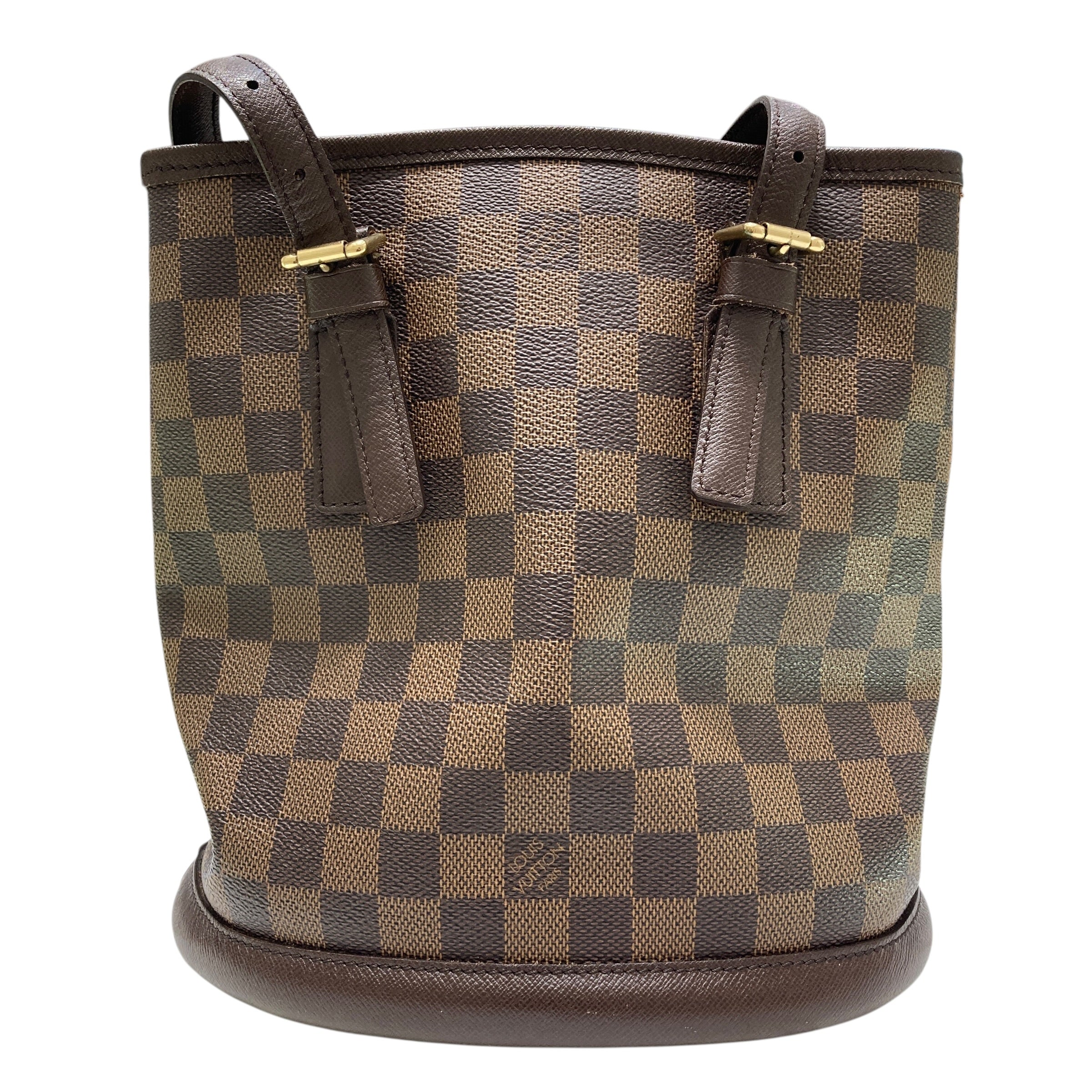 LOUIS VUITTON 路易威登 MARAIS 棋盤格水桶包 N42240 金釦