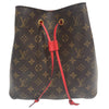 LOUIS VUITTON NÉONOÉ MM 水桶包  深棕色 帆布 金釦