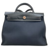 HERMES 愛馬仕 肩背包 Herbag Zip 31 PM  帆布/皮革 黑色 銀釦