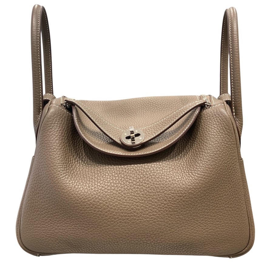 Hermès 愛馬仕 Lindy 26 大象灰 TC皮 手提肩背包