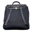 HERMES 愛馬仕 HERBAG 31 兩用後背包 帆布/皮革 黑色 銀扣
