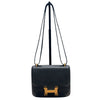 Hermès 愛馬仕 ConstanceBag 18 Epsom皮 黑色 金扣