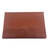 HERMES 愛馬仕 U刻 H044166CK6C CALVI MYSORE GOATSKIN CARDHOLDER  零錢包 山羊皮 古銅色 銀釦
