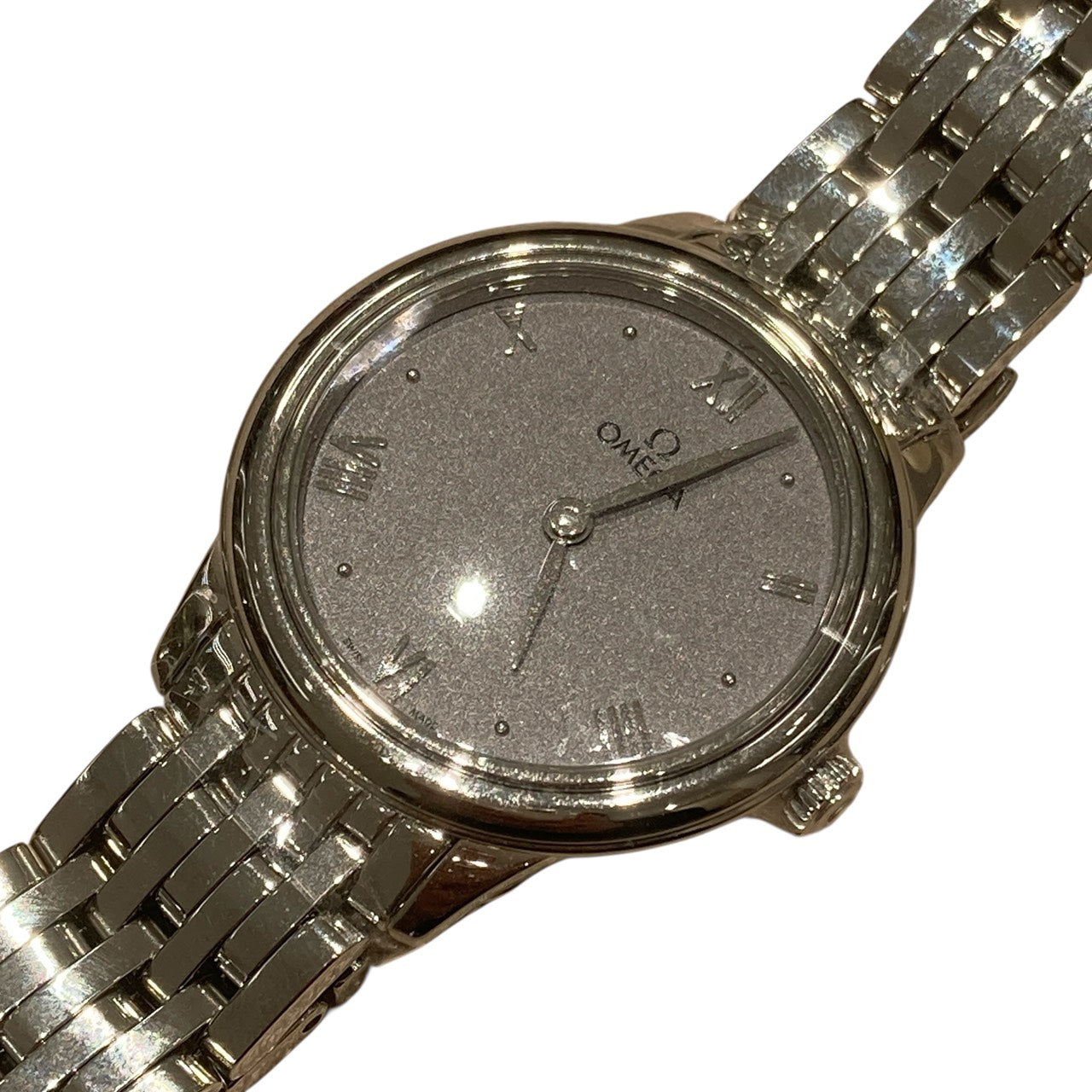 OMEGA 歐米茄 434.10.28.60.03.001 0 灰錶面De Ville Prestige 27MM 腕錶 石英錶