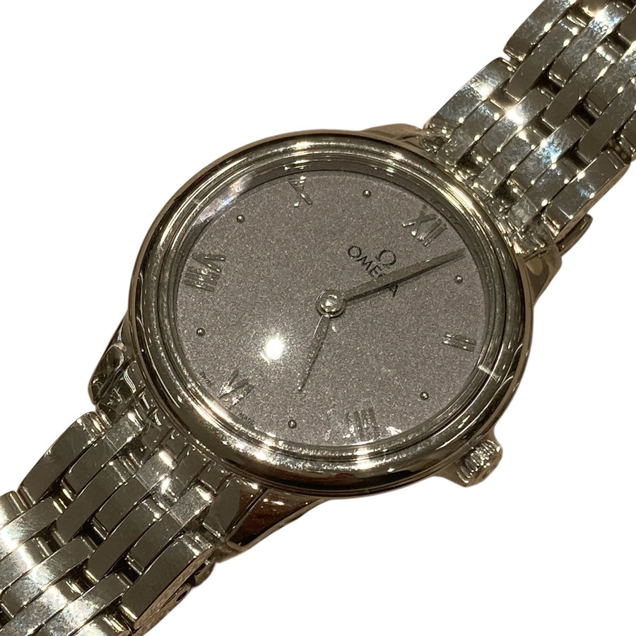 OMEGA 歐米茄 434.10.28.60.03.001 0 灰錶面De Ville Prestige 27MM 腕錶 石英錶