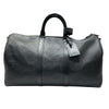 LOUIS VUITTON 路易威登 M44810 KEEPALL BANDAEL 50  旅行袋 老花壓紋皮革 黑色