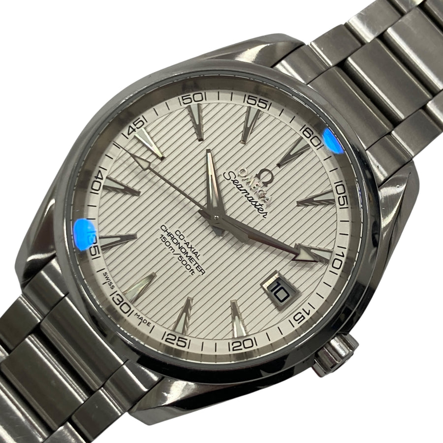 OMEGA 歐米茄 SEAMASTER AQUA TERRA 150M 231.10.42.21.02.001 海馬甲板紋 自動上鍊機械腕錶 不鏽鋼 銀色