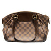 LOUIS VUITTON 路易威登 DAMIER EBENE VERONA PM 棕色 帆布 金釦