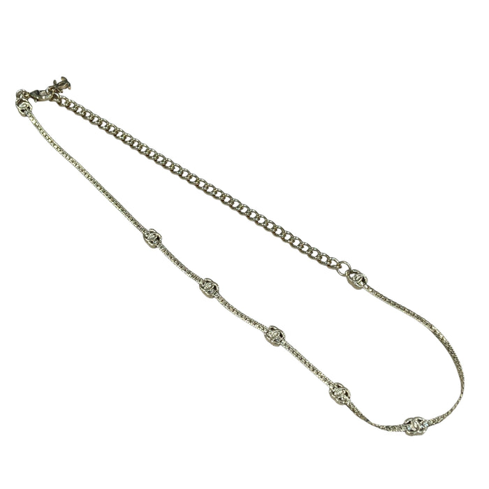 CHANEL 香奈兒 COCOMARK NECKLACE 項鍊 淡金色