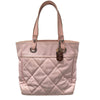 CHANEL 香奈兒 PARIS BIARRITZ PM 粉色 帆布 銀釦
