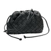 BOTTEGA VENETA 寶緹嘉 MINI POUCH 編織雲朵側背包 黑