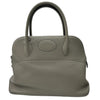 HERMÈS 愛馬仕 BOLIDE 31 手提肩背包 CLEMENCE 大象灰 銀扣