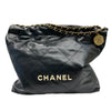CHANEL 香奈兒 22 BAG 黑色 金釦