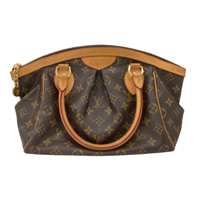 LOUIS VUITTON 路易威登 M40143 TIVOLI PM 棕色 帆布 金釦 老花