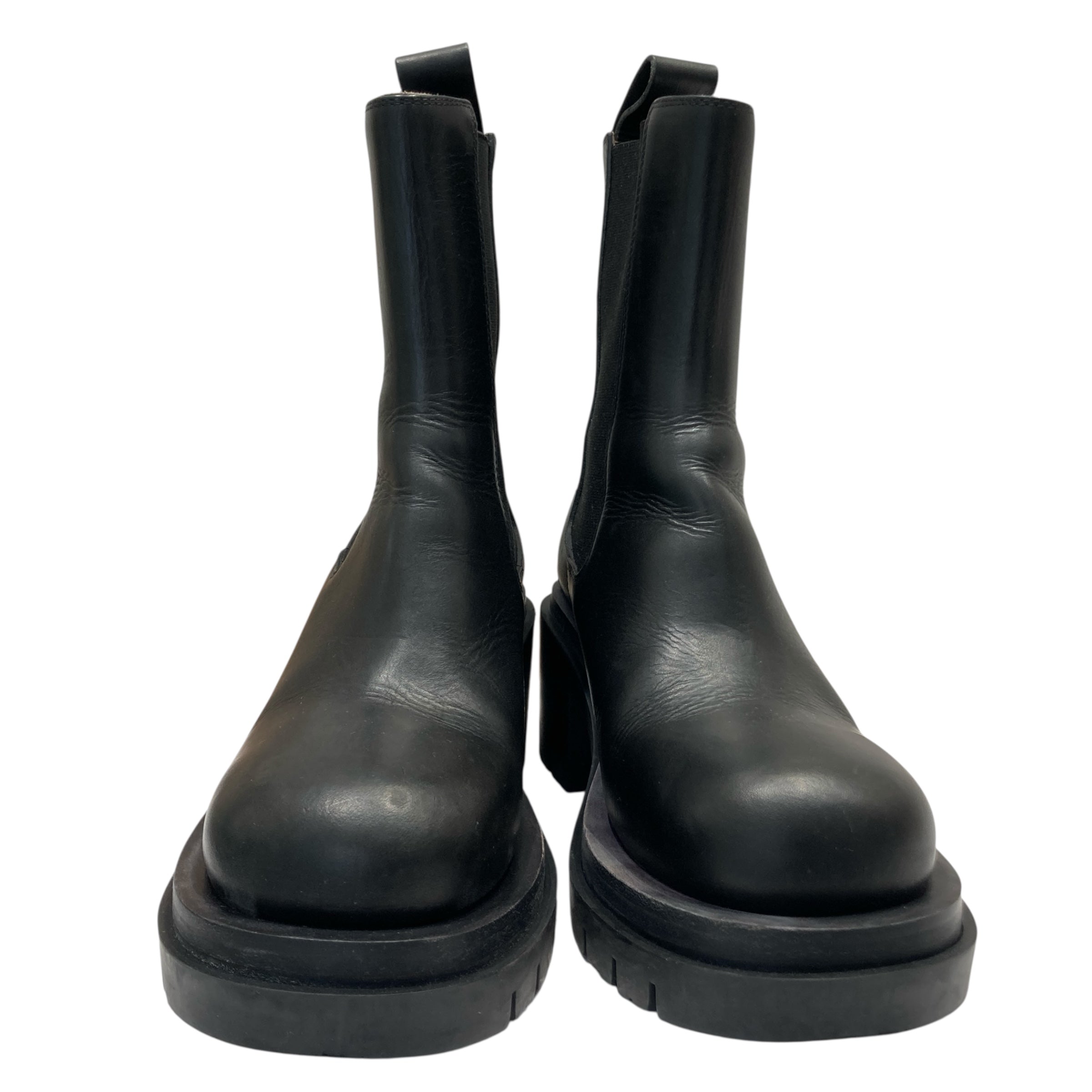 BOTTEGA VENETA 厚底切爾西靴 黑色 36.5號