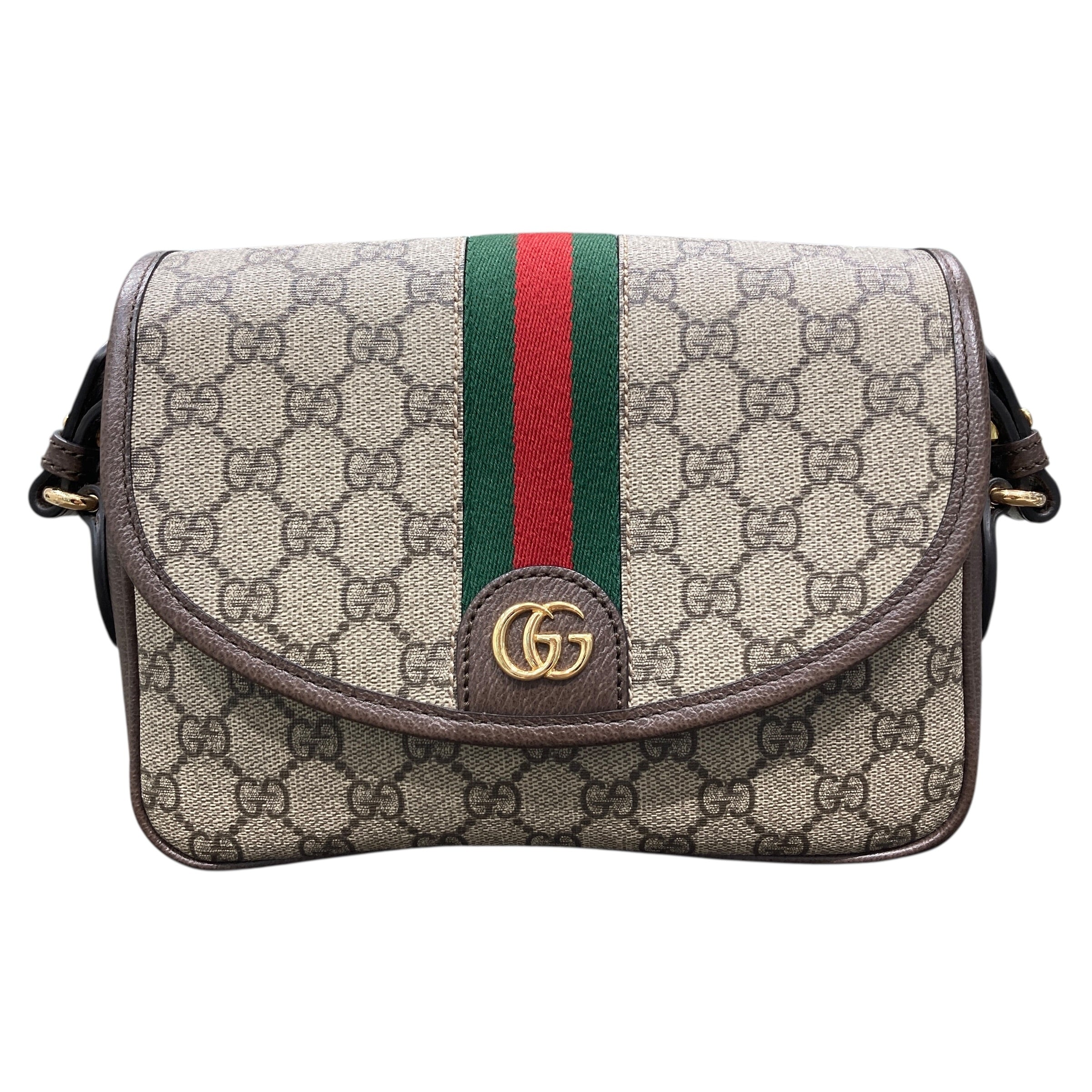 GUCCI 古馳 Ophidia 小號肩背包  722117  帆布 金釦
