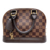 LOUIS VUITTON 路易威登 N41221 經典DAMIER ALMA BB PVC手提斜背手提包 棕色