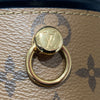 LOUIS VUITTON 路易威登 M43986 MONOGRAM REVERSE CANNES 發財桶 手提包 側背包 PVC 老花 棕色 金釦